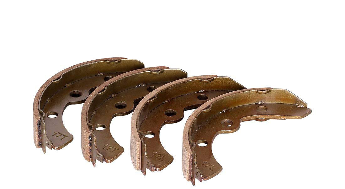 Golf Cart Brake Shoes Kit for Club Car DS 1995-up/ Precedent 2004-up, EZGO 1986.5-1995, Yamaha G1 1982-up, Yamaha G2 G8 G9 / 1018232-01