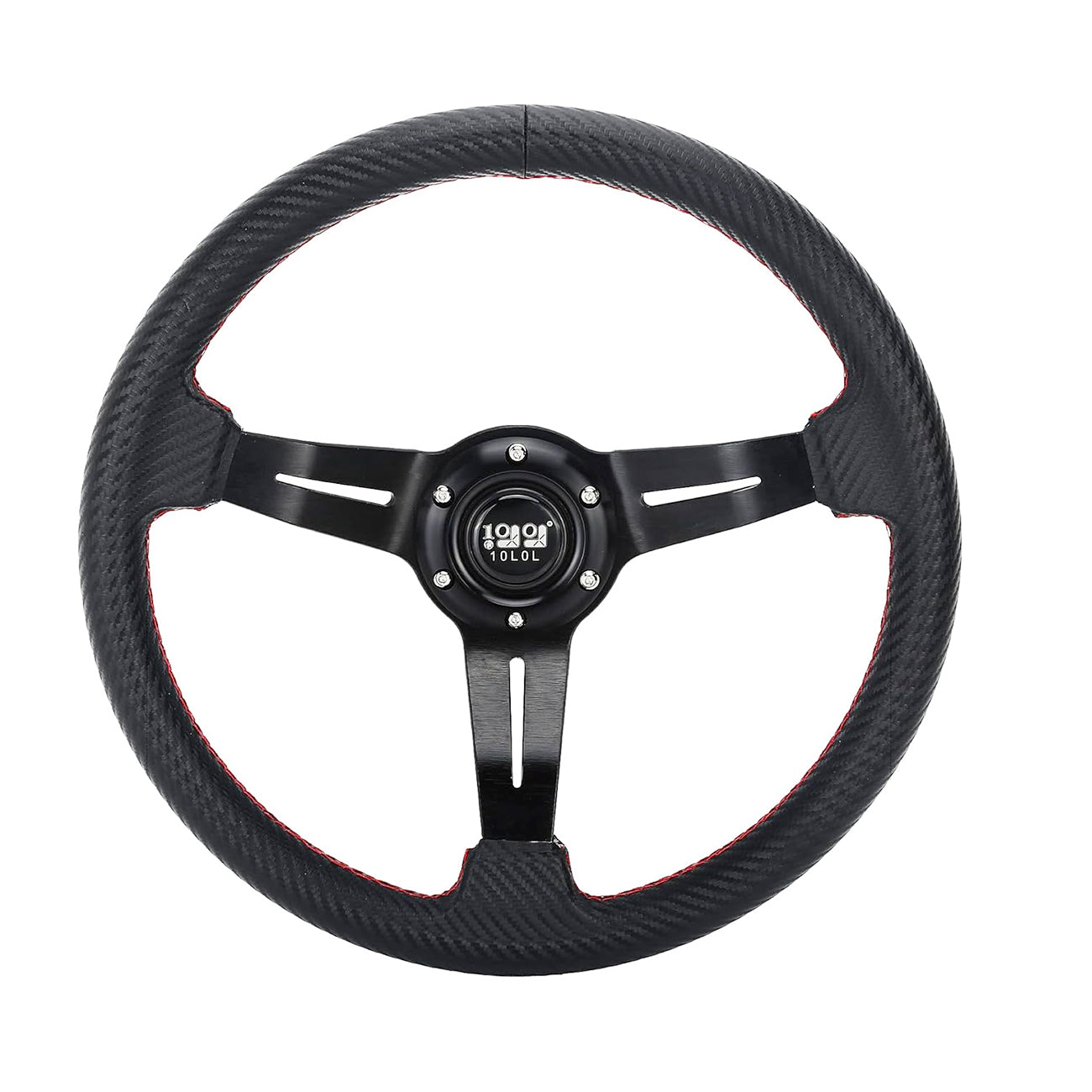 Golf Cart Steering Wheel, Style 5, Carbon Fiber