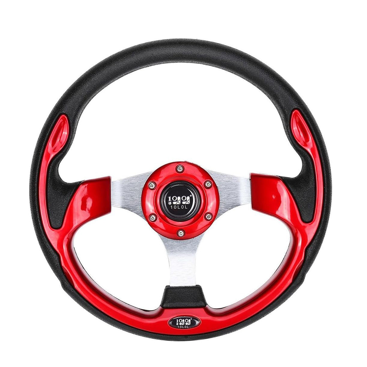Golf Cart Steering Wheel, Style 1, Red