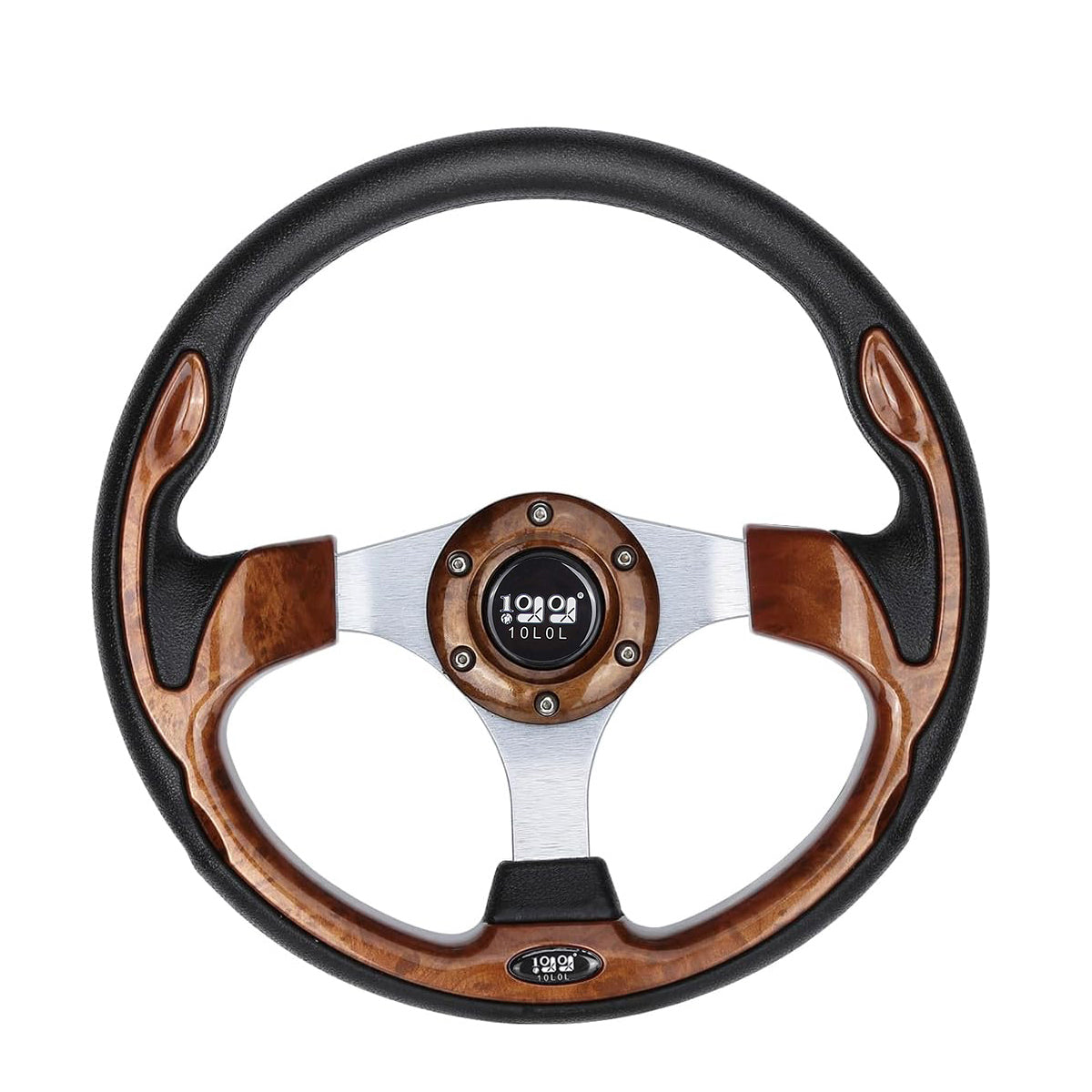 Golf Cart Steering Wheel, Style 1, Brown