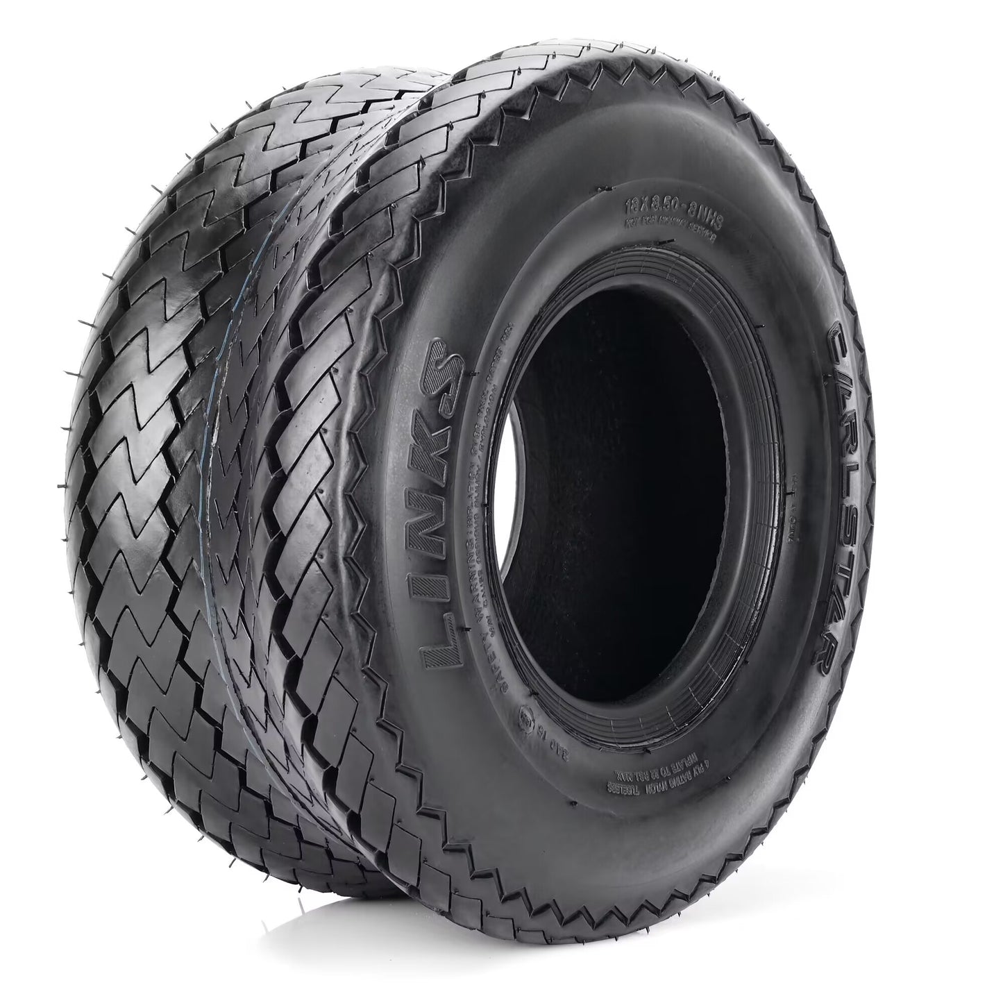CARLSTAR LINKS Golf Cart Street Tires, Size 18*8.5-8