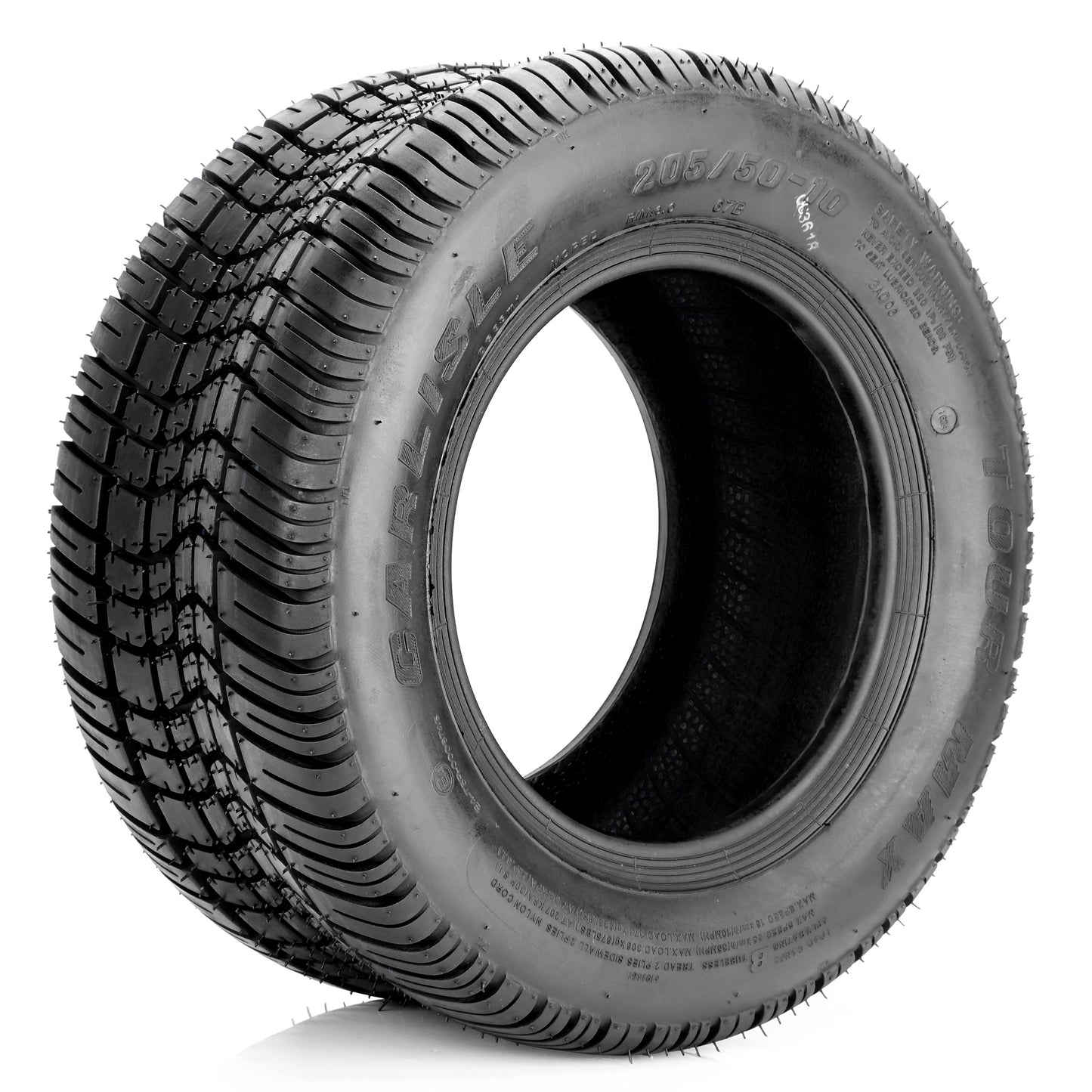 CARLISLE TOUR MAX Golf Cart Street Tires, Size 205/50-10