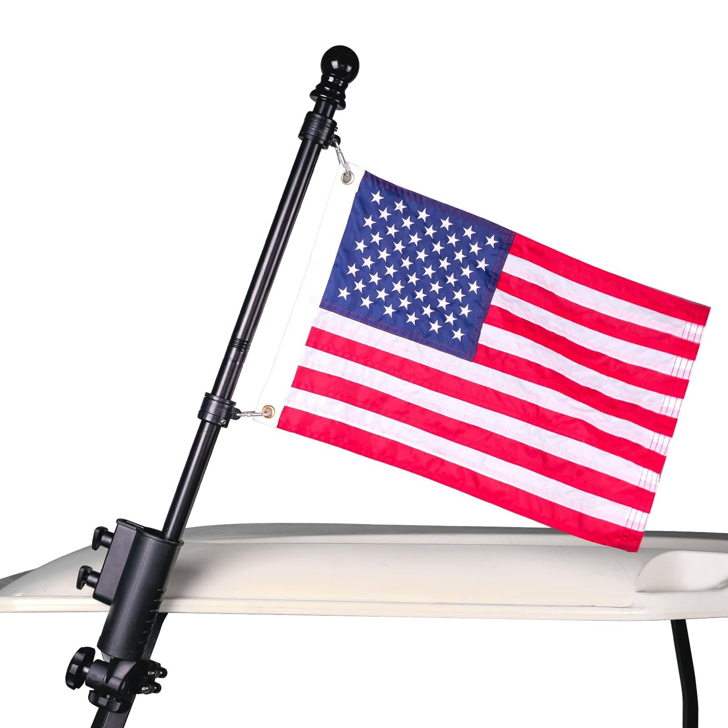 Golf Cart Flag Holder, Black