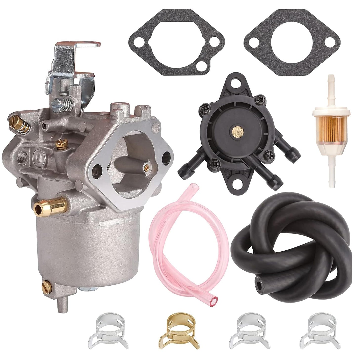 Golf Cart Carburetor Fuel Pump Kit for Club Car DS Precedent Turf Carryall with FE290 Engines / 101805601