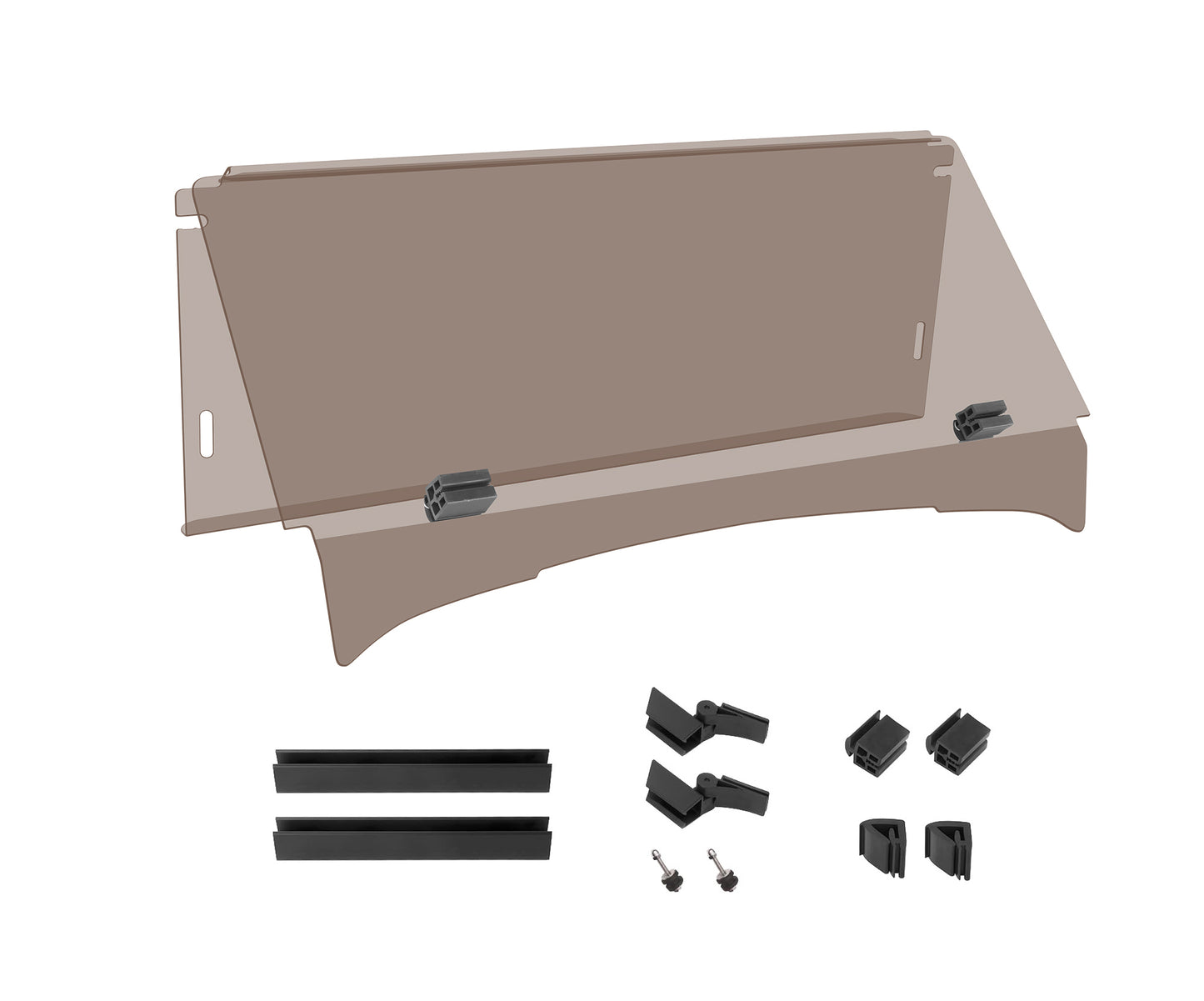 Golf Cart Tinted Acrylic Windshield for EZGO TXT 1995-2004