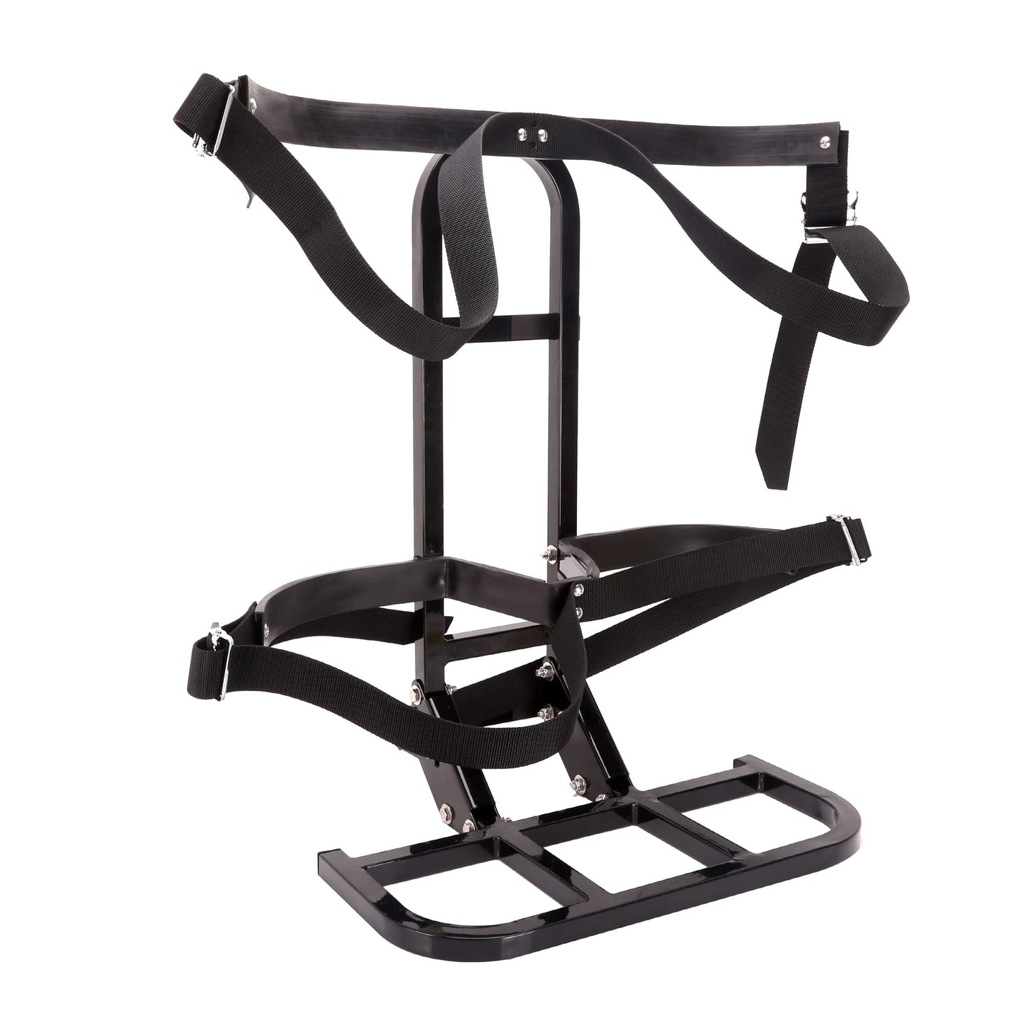 Golf Cart Bag Rack Assembly for Rear Seat Grab Bar