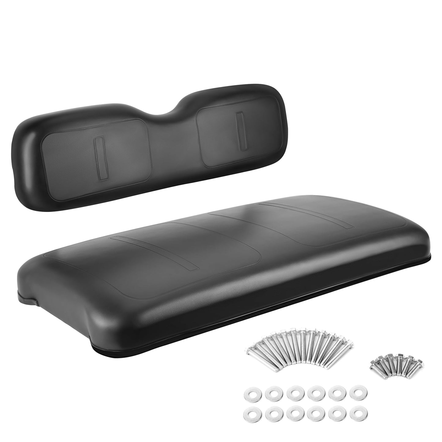 Golf Cart Front Seat Assembly for EZGO TXT 1994-2013, Black