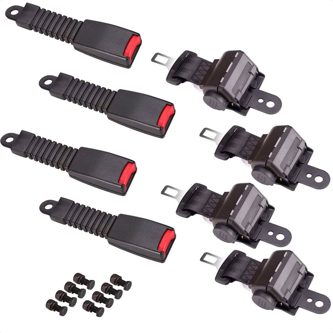 Golf Cart Seat Belts 4 PCS