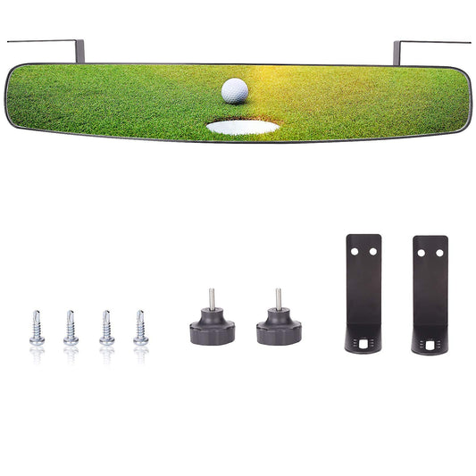 Golf Cart Rear View Mirror, Double Bracket