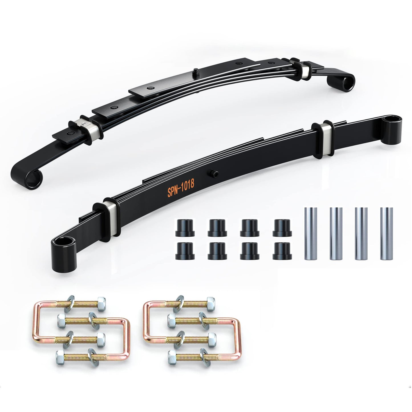 Golf Cart 4-Leaf Rear Leaf Springs for EZGO TXT 1995-2013 / 70247-G01 70474-G01 70505-G01 603109