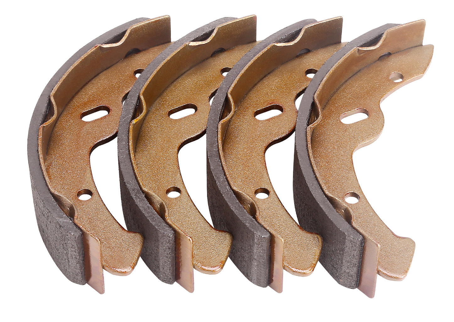 Golf Cart Brake Shoes Kit for EZGO TXT Medalist 1997-2009.5, EZGO RXV Gas 2008-up, EZGO Workhorse 1996+, Yamaha G9 G11 G14 G16 G19 G20 G21 G22 G23 G27 G28 1991-2008 4-cycle, also for Cushman Columbia / 27943-G01