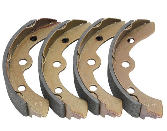 Golf Cart Brake Shoes Kit for Club Car DS & Carryall (Manual Adjust) 1981-1994, EZGO 1983-1986, Yamaha G1 1978-1981 2-cycle Gas / 101146302