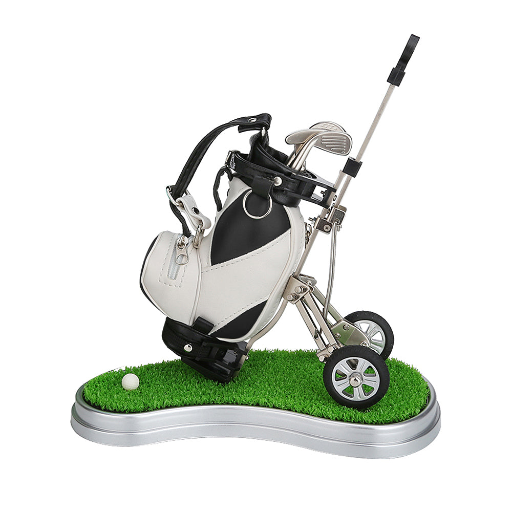 Golf Pen Holder, Black White