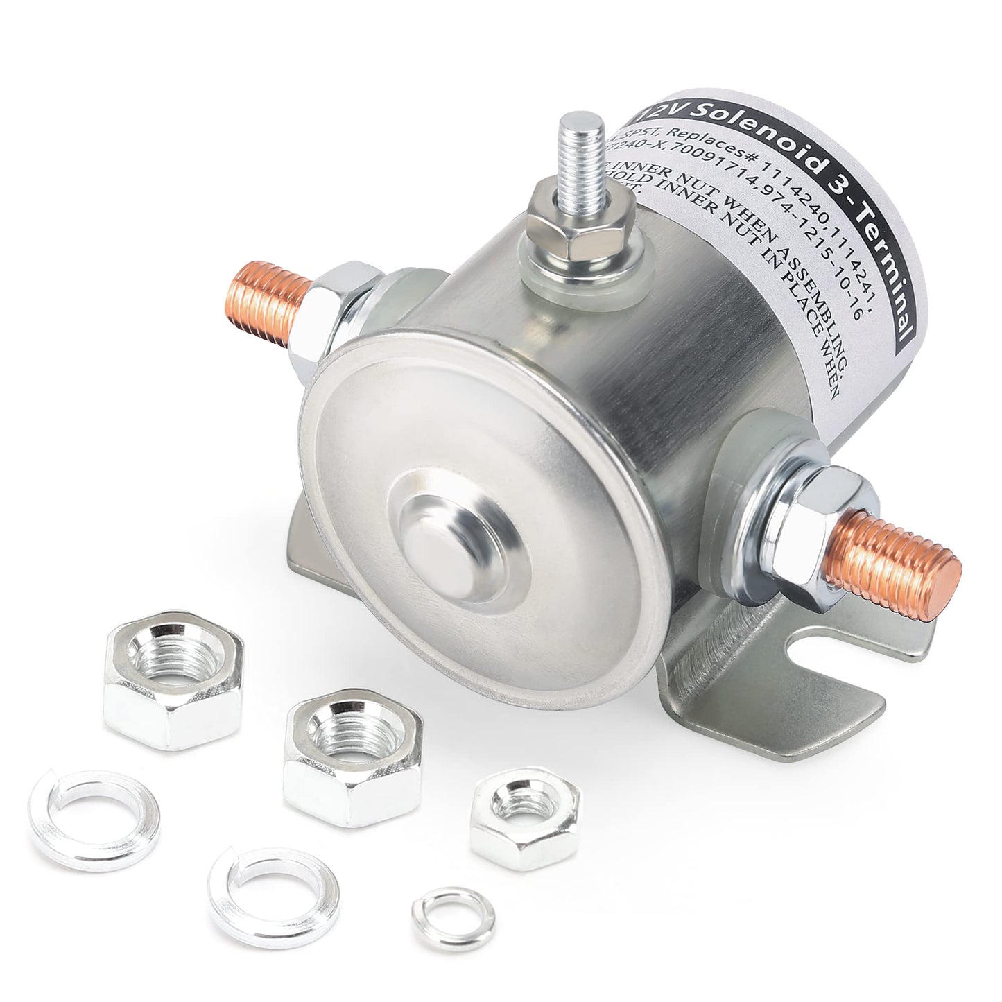 Golf Cart 12V Solenoid for EZGO / 1114240 1114241 1114538 97240-X 70091714 974-1215-10-16