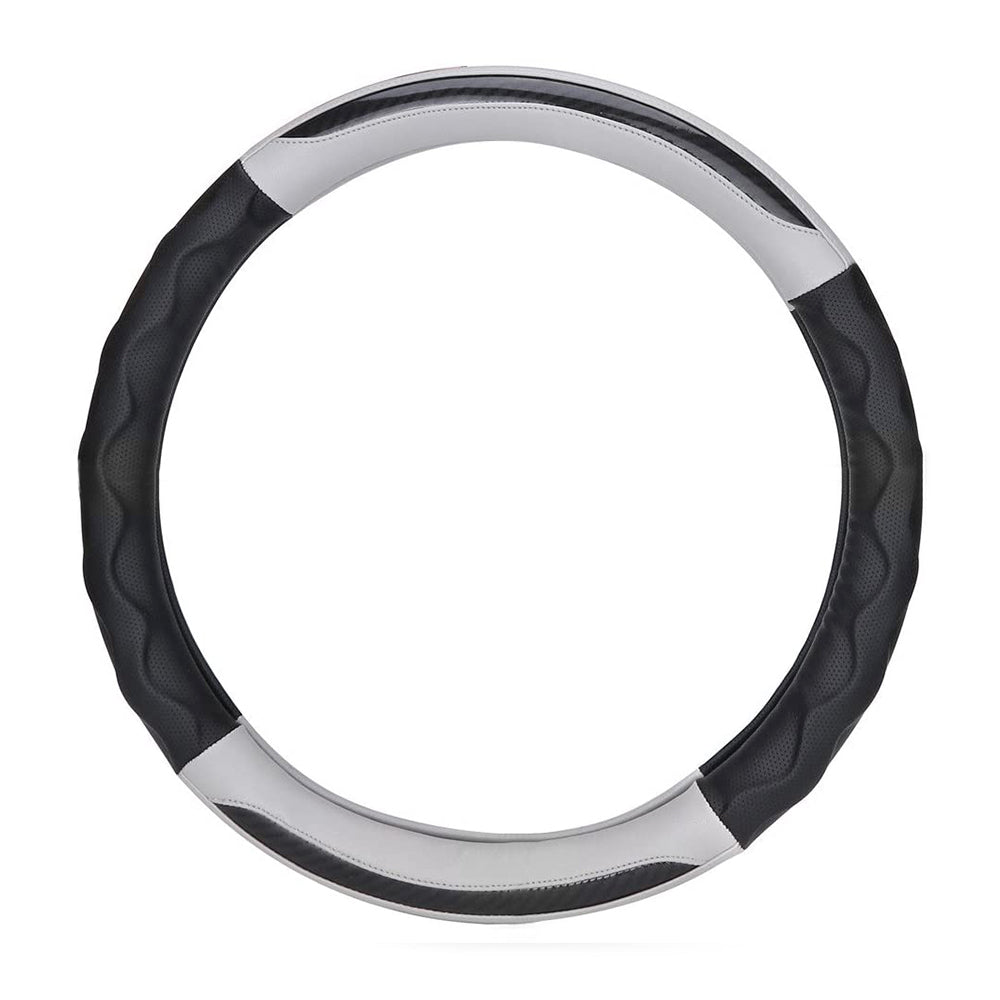 Golf Cart 14 Inch Black Gray Steering Wheel Cover for Club Car DS Precedent, All Yamaha Models