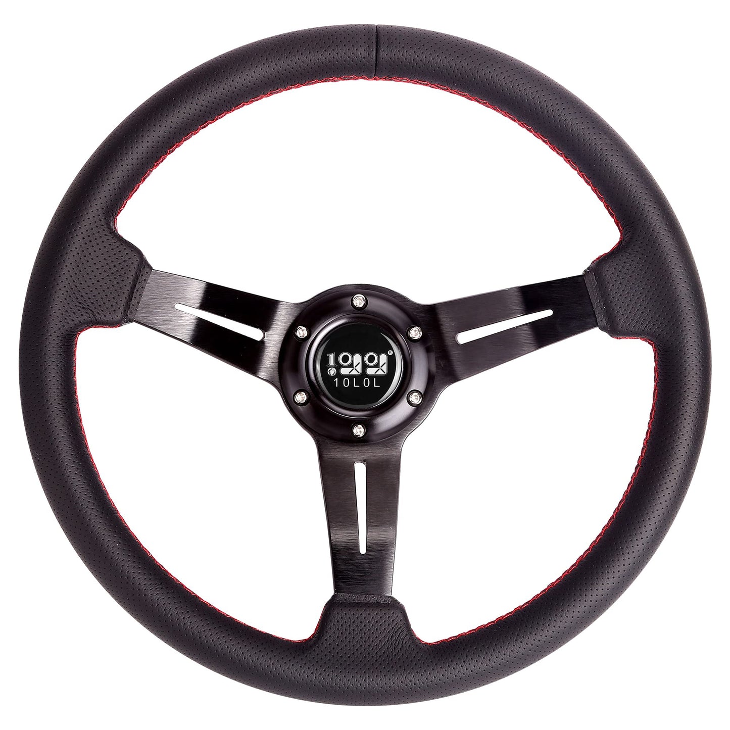 Golf Cart Steering Wheel, Style 5, Microfiber