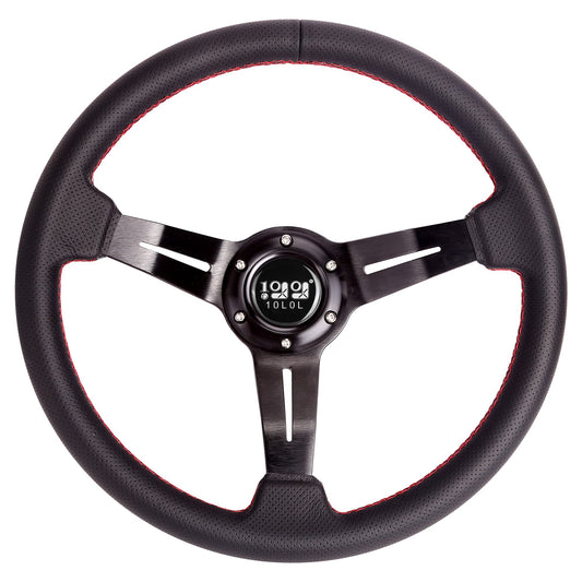 Golf Cart Steering Wheel, Style 5, Microfiber