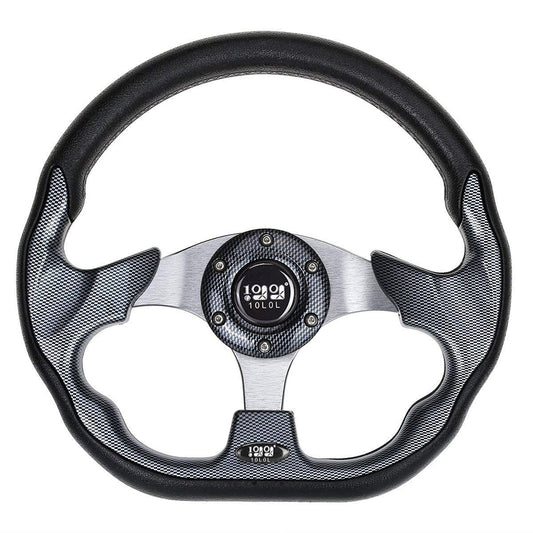 Golf Cart Steering Wheel, Style 2, Grey