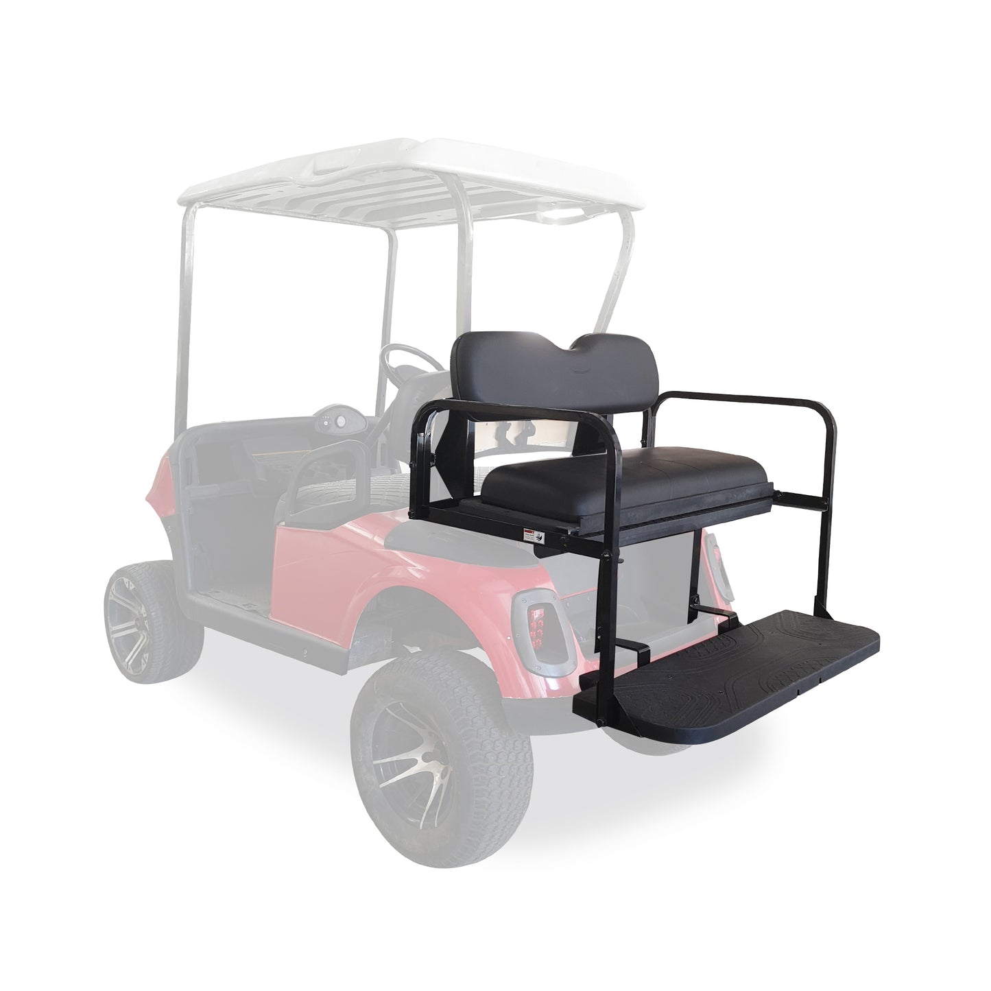 Golf Cart Black Rear Seats Kit for EZGO RXV