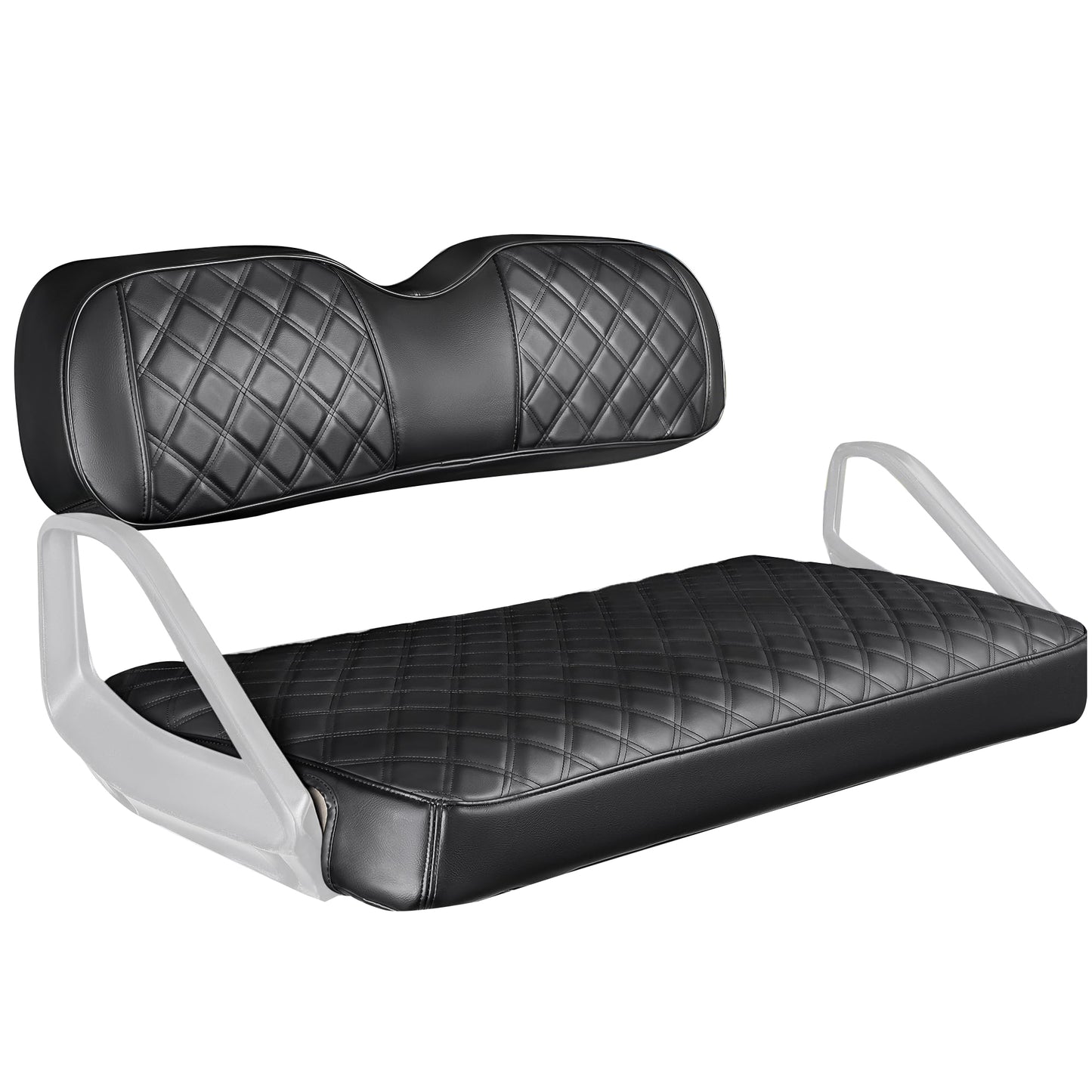 Golf Cart PVC Diamond Leather Front Seat Cover for EZGO TXT