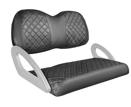 Golf Cart PVC Diamond Leather Front Seat Cover for Club Car Precedent