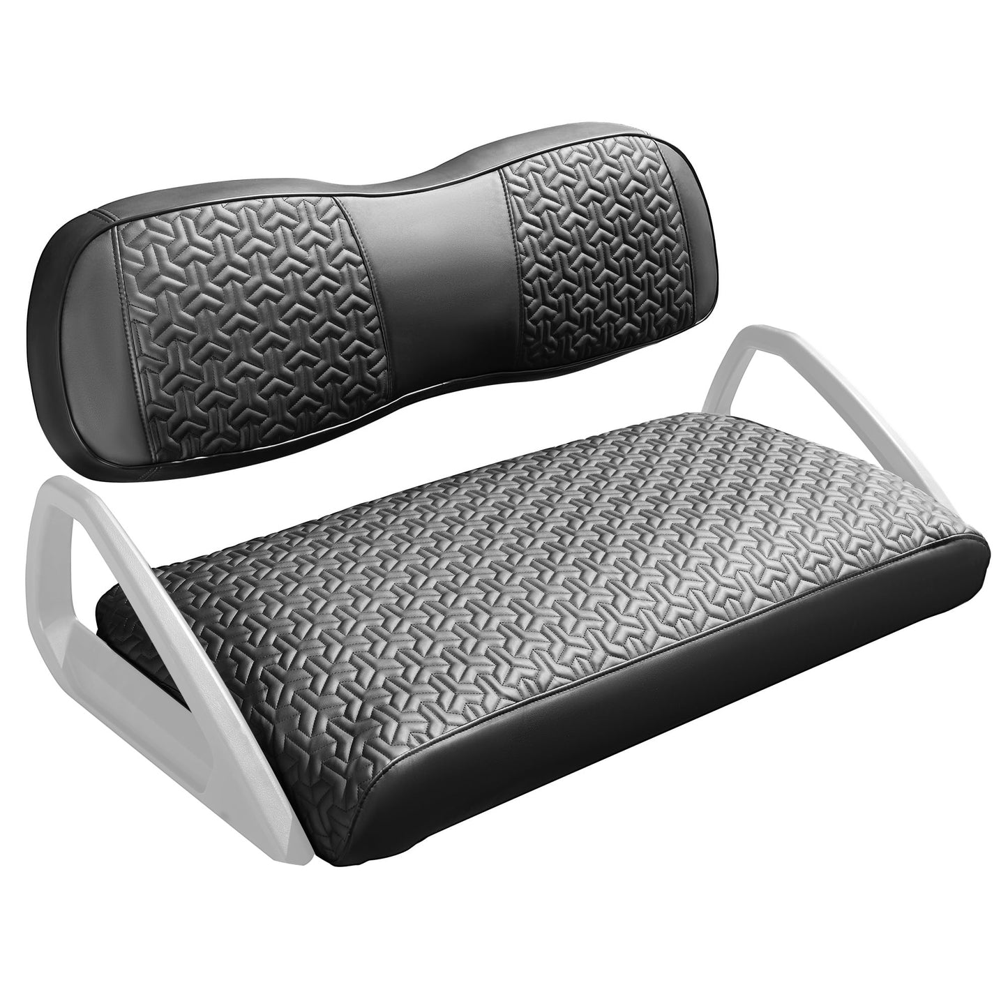 Golf Cart PVC Triangles Leather Front Seat Cover for Club Car DS