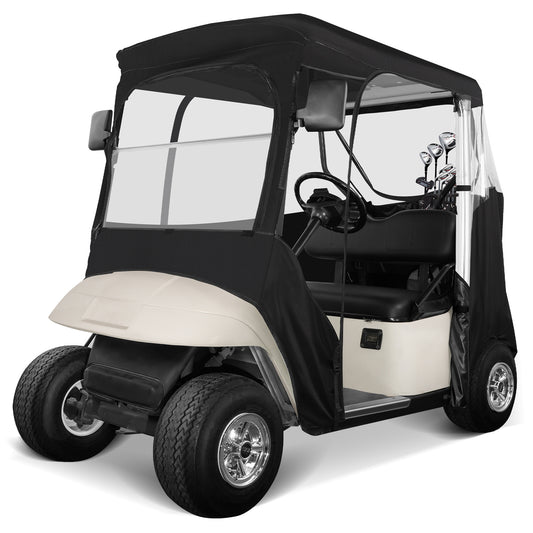 Black Primary Enclosures for 2 Passenger EZGO TXT RXV