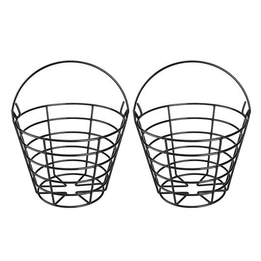 Golf Cart Golf Ball Metal Basket, 2 Pack