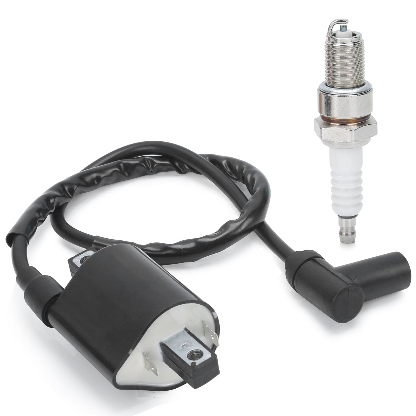 Golf Cart Ignition Coil & Spark Plug for Yamaha G2 G5 G8 G9 G11 G14 Gas J38-82310-20-00