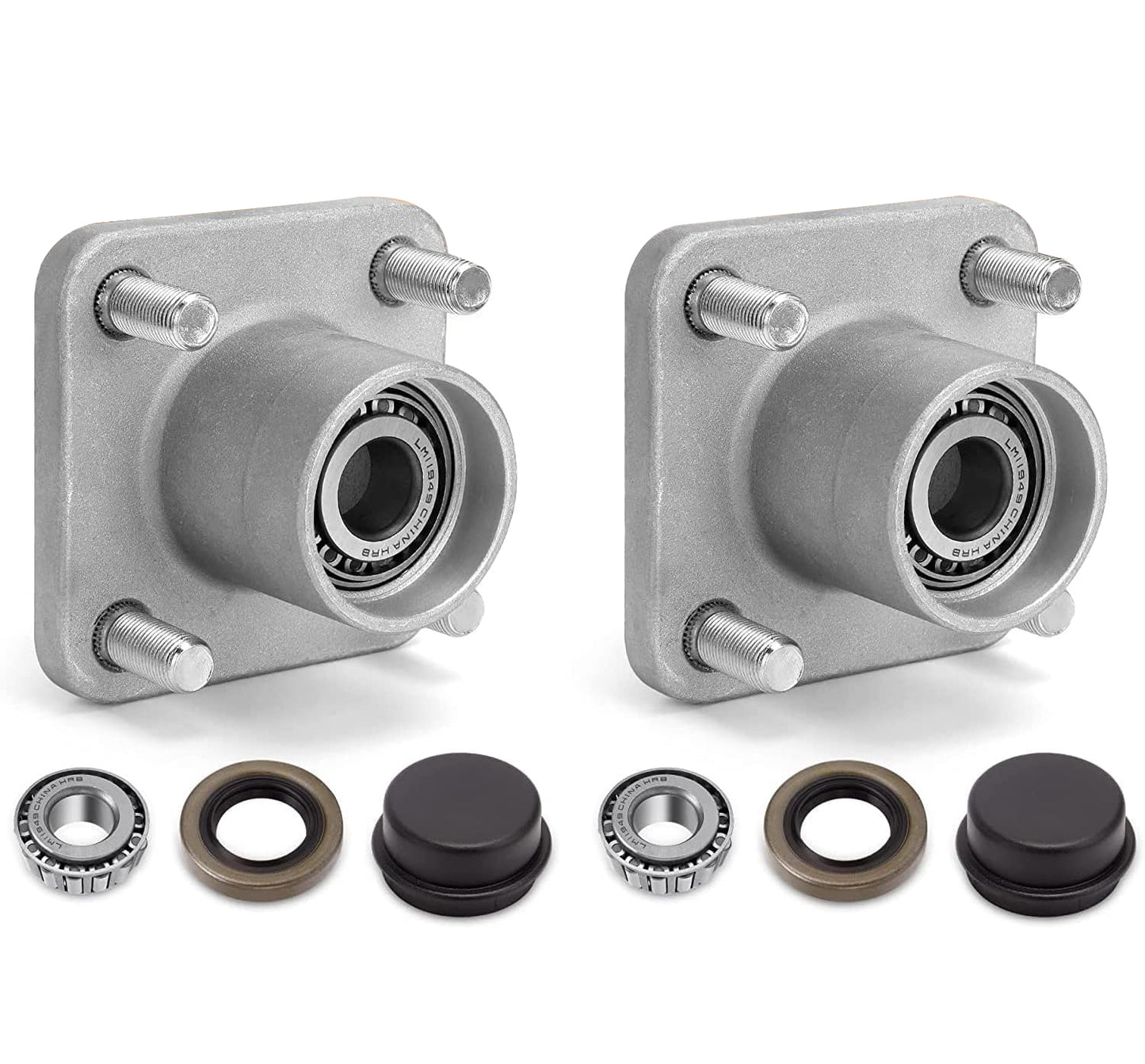 Golf Cart Front Wheel Hub Assembly Kit for Club Car DS 1974-2003 / 11011102 1011153 1011889 1011892 1011894 LM11949