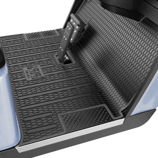 Golf Cart Black Full Coverage Floor Mat for EZGO TXT 1996-up