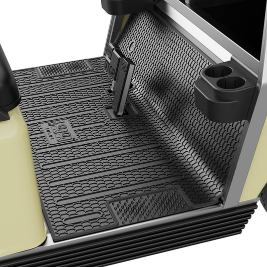 Golf Cart Black Full Coverage Floor Mat for Club Car DS 1982-up