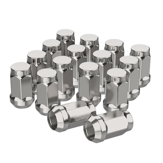 Golf Cart 1/2 inch-20 Silver Wheel Lug Nuts for EZGO, Club Car