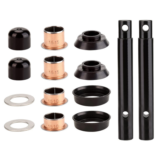 Golf Cart Spindle Kingpin Bushings Kit for Yamaha G2 G8 G9 G14 G16 G19 1985-2001 / J38-23516-00-00 90338-17225-00 90201-156J2-00 J38-23527-00-00 90386-15139-00 J38-23528-00-00