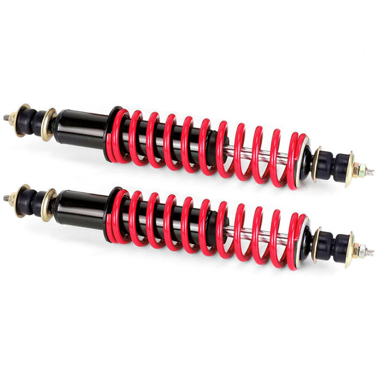 Golf Cart 2 PCS Red Front Rear Shocks for EZGO TXT Medalist 1994-up / 70630-G01 76418-G01