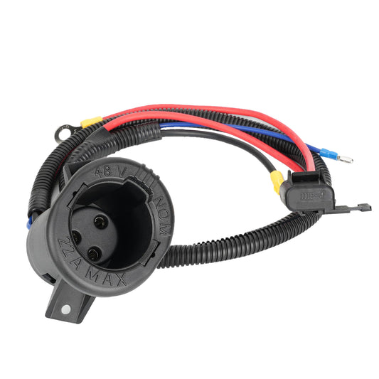 Golf Cart Charger Receptacle for 48V Club Car Precedent Tempo 2014-up Electric / 105137401