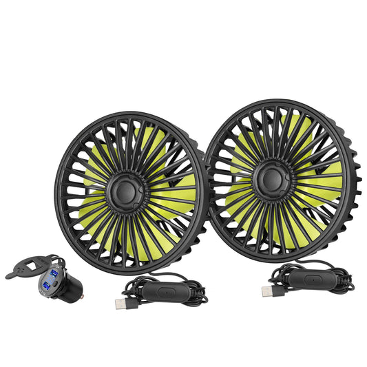 Golf Cart Fans w/ USB Powered