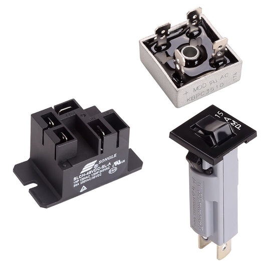 Golf Cart Charger Repair Kit for Club Car 30A DC 48V / 17930 22110